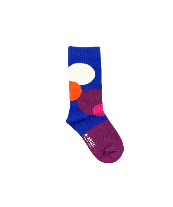 6:25 Fun Sock｜Kids & Baby 〈ブルー〉