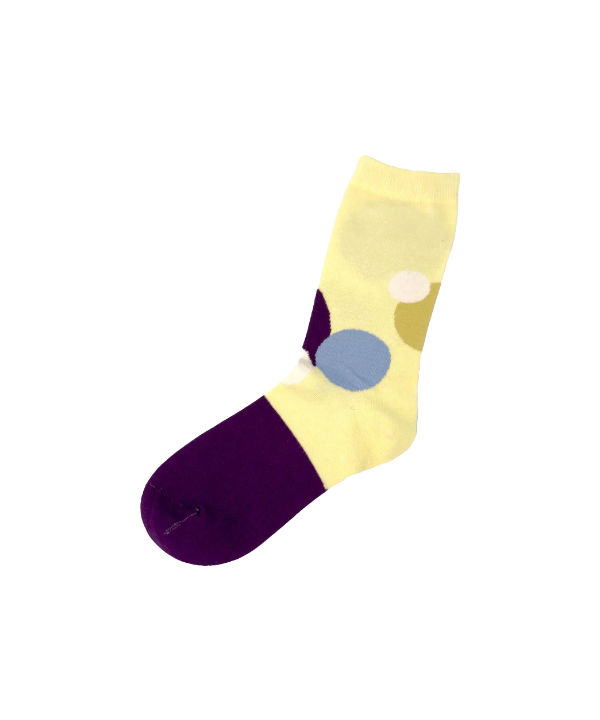 6:25am Circle Sock 〈イエロー〉