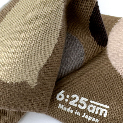 6:25am Speech Sock 〈キャメルブラウン〉
