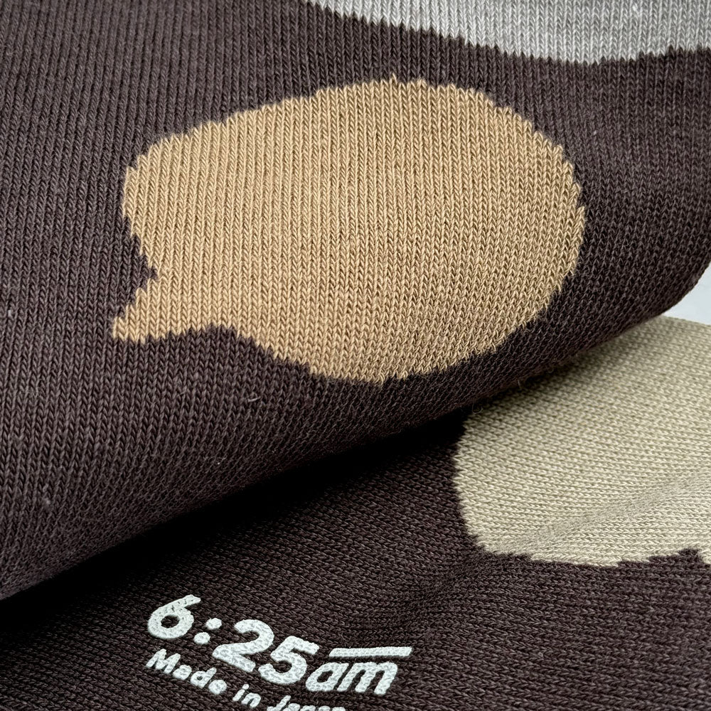 6:25am Speech Sock 〈ディープブラウン〉