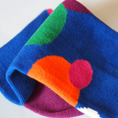 6:25 Fun Sock｜Kids & Baby 〈ブルー〉