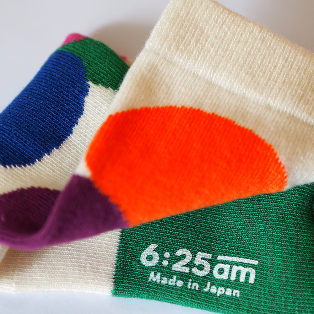6:25 Fun Sock｜Kids & Baby 〈ホワイト〉