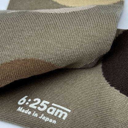 6:25am Speech Sock 〈グレイッシュグリーン〉