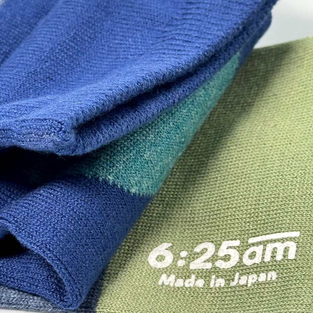 6:25am Men Sock 〈ダークブルー〉