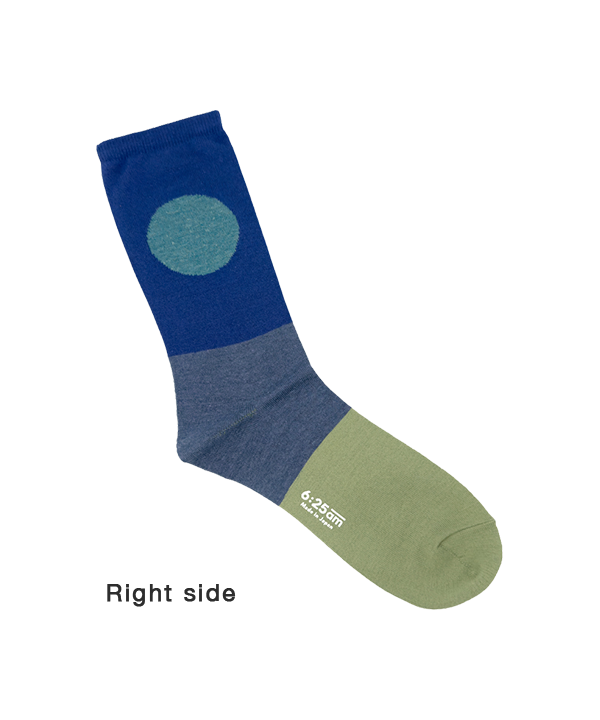 6:25am Men Sock 〈ダークブルー〉