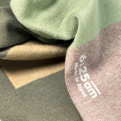 6:25am Men Sock 〈ダークグリーン〉