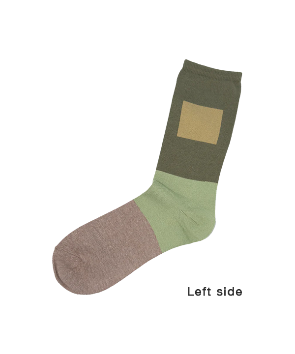 6:25am Men Sock 〈ダークグリーン〉