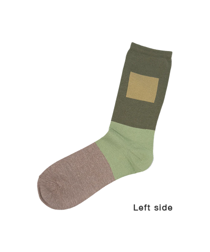 6:25am Men Sock 〈ダークグリーン〉