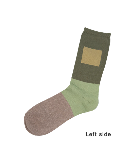 6:25am Men Sock 〈ダークグリーン〉