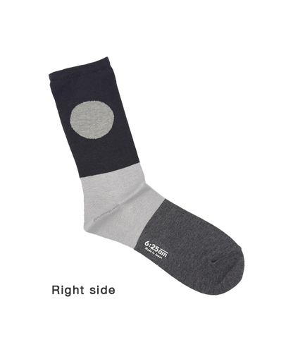 6:25am Men Sock 〈ダークグレー〉