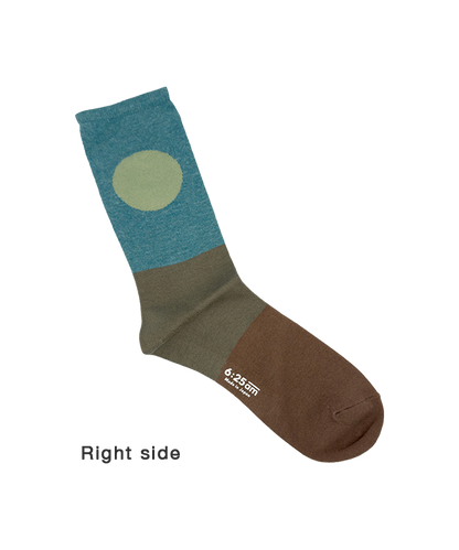 6:25am Men Sock 〈グリーン〉
