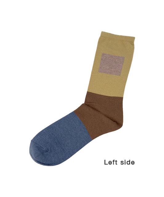 6:25am Men Sock 〈カーキ〉