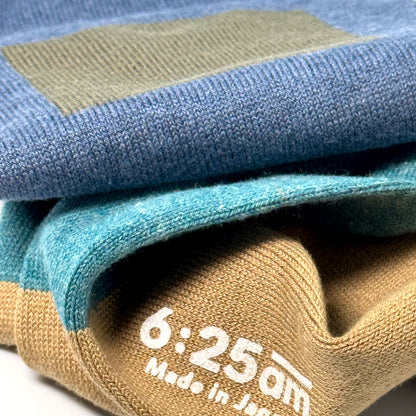 6:25am Men Sock 〈ライトブルー〉