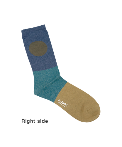 6:25am Men Sock 〈ライトブルー〉