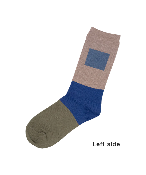 6:25am Men Sock 〈ライトブラウン〉