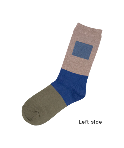 6:25am Men Sock 〈ライトブラウン〉