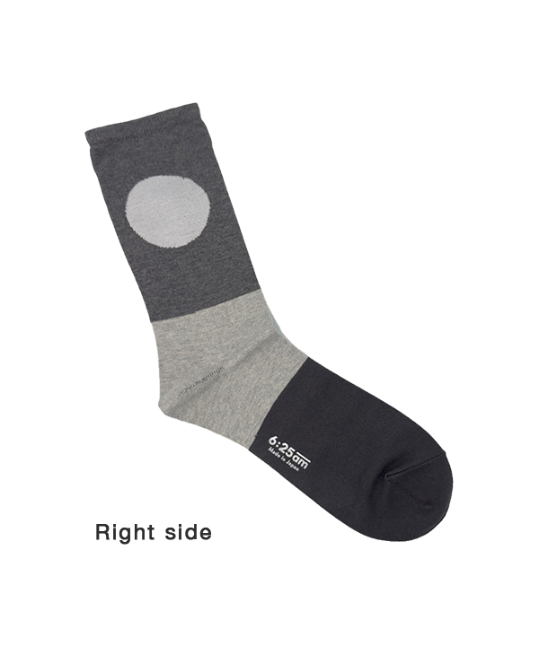 6:25am Men Sock 〈ライトグレー〉