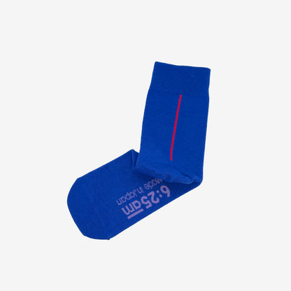 6:25am Red Line Sock 〈ロイヤルブルー〉