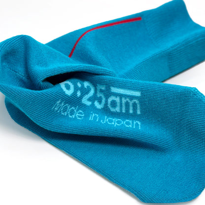 6:25am Red Line Sock 〈レイクブルー〉