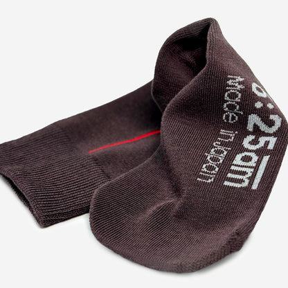 6:25am Red Line Sock 〈チェスナットブラウン〉