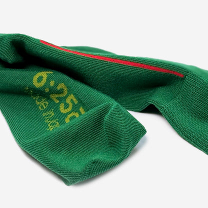 6:25am Red Line Sock 〈ジェイドグリーン〉