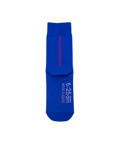 6:25am Red Line Sock 〈ロイヤルブルー〉