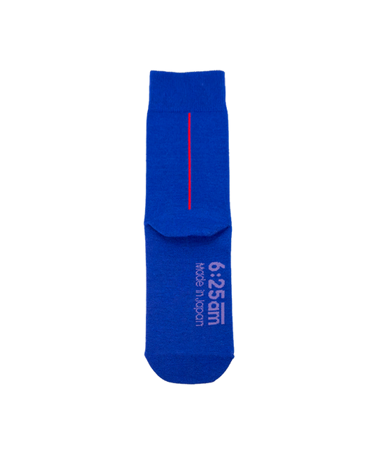 6:25am Red Line Sock 〈ロイヤルブルー〉