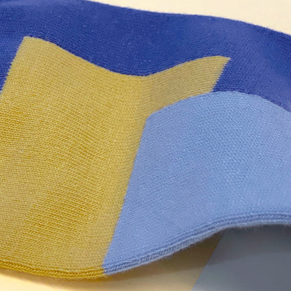6:25am Square Sock〈ブルー〉