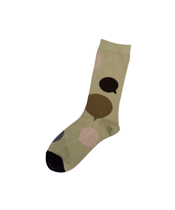 6:25am Speech Sock 〈ライトカーキ〉