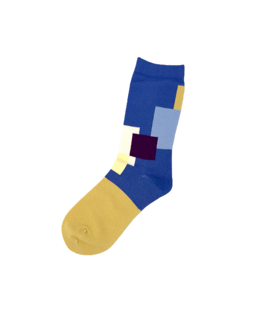 6:25am Square Sock〈ブルー〉