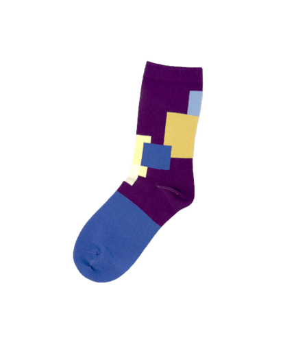 6:25am Square Sock 〈バーガンディ〉