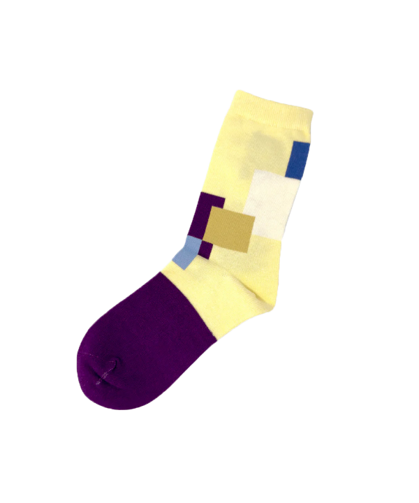 6:25am Square Sock 〈イエロー〉