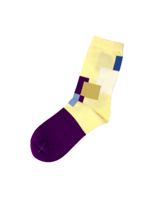 6:25am Square Sock 〈イエロー〉