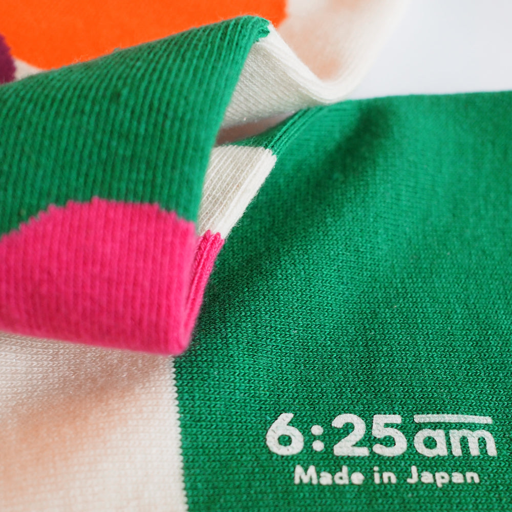 6:25am Fun Sock 〈ホワイト〉